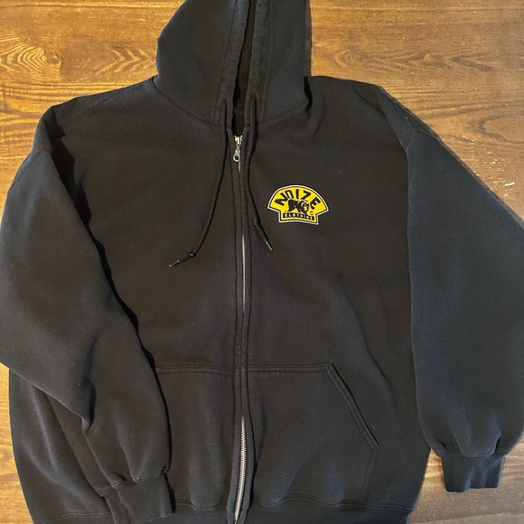 Men’s Noize Black Hoodie with Yellow Bear Logo XXL - Picture 1 of 5